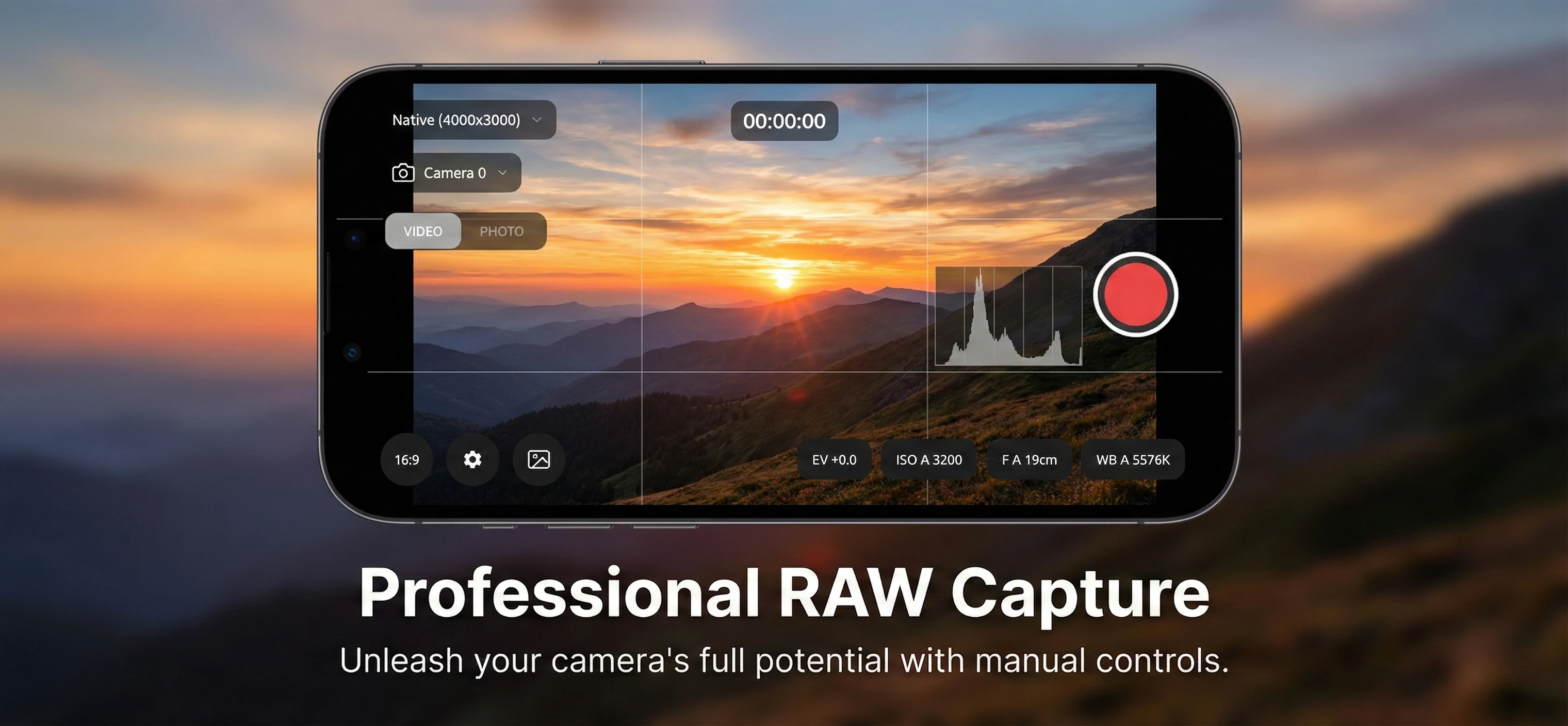 TrueRAW: Record RAW Video screenshot