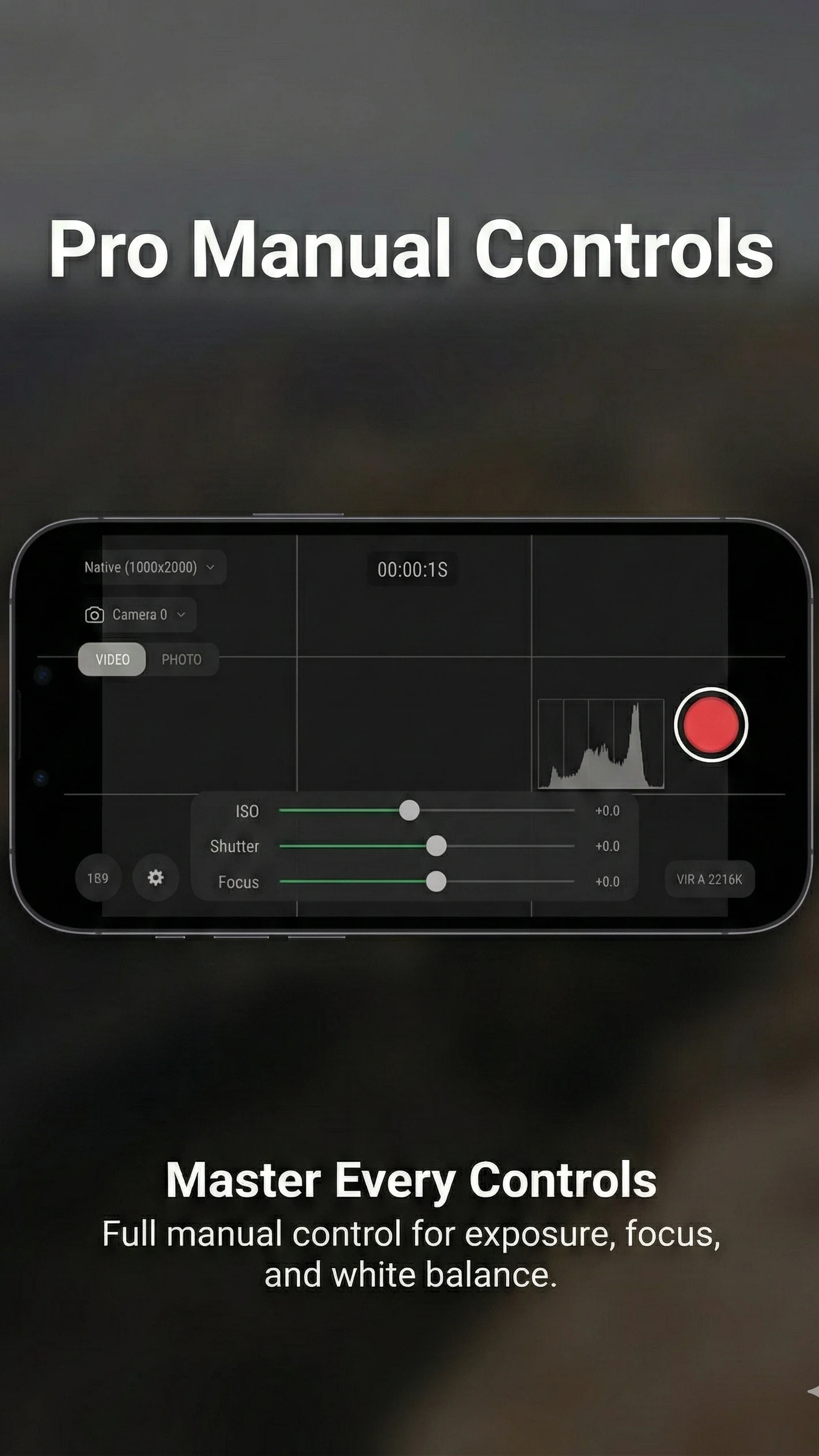 TrueRAW: Record RAW Video screenshot